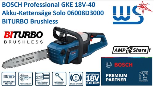Bosch akku kettensäge gke - akku-kettensäge,